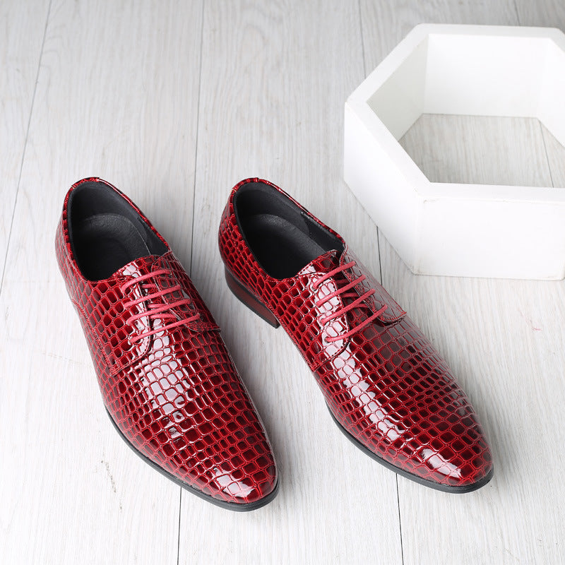 Men's Fashionable Trendy European Style British Plus Leather Shoes