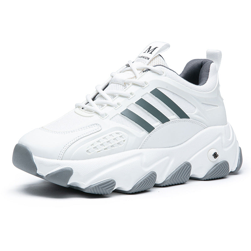 Men's Mesh Ice Silk Breathable Thick Bottom Sneakers