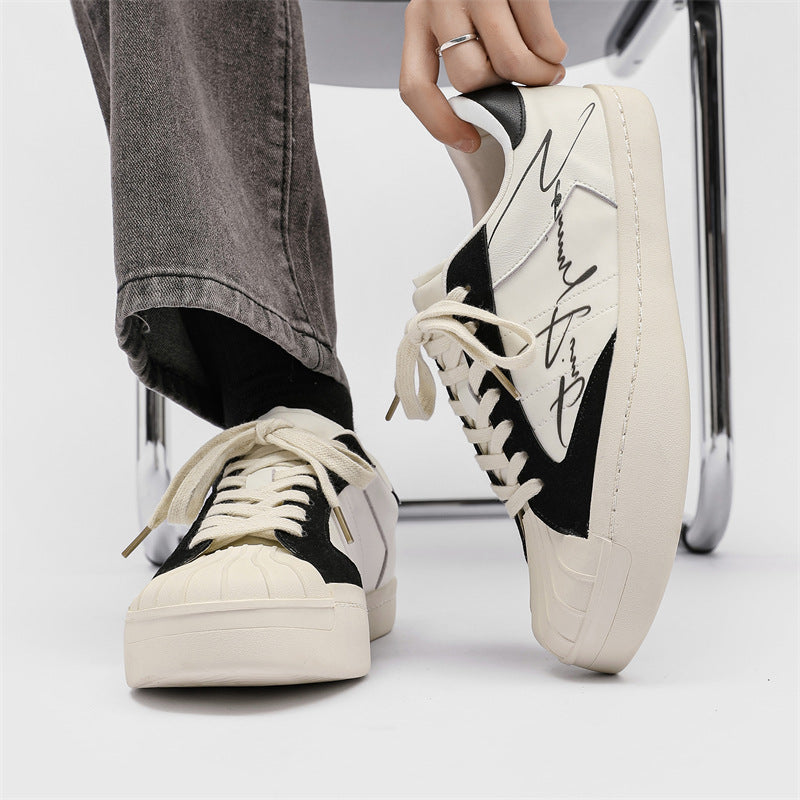 Men's Trendy Unique Standard Stitching Tied Sports Leisure Sneakers