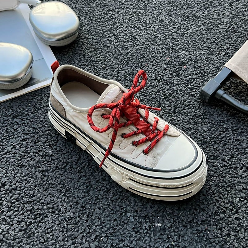 Women's Jack Purcell White Spring Thick Bottom Hight Increasing Board Versatile Men's Shoes