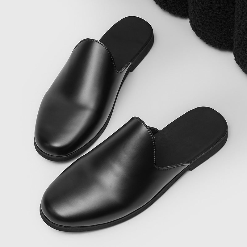 Lazy Commute Leisure Toe Cap Slip-on Lofter Sandals