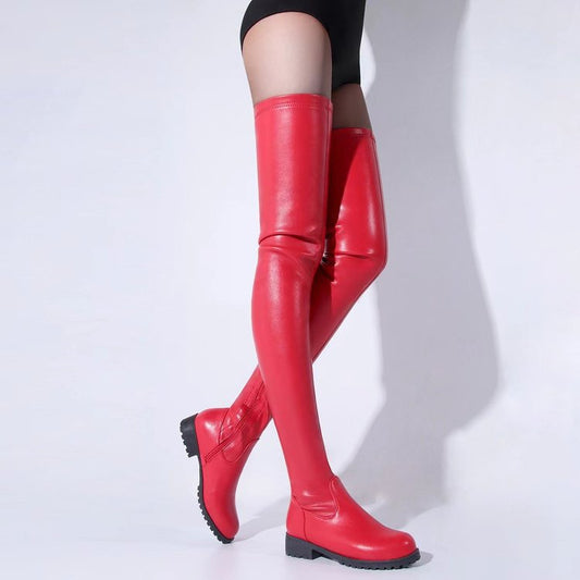 Plus Size Long Female Winter Over The Boots