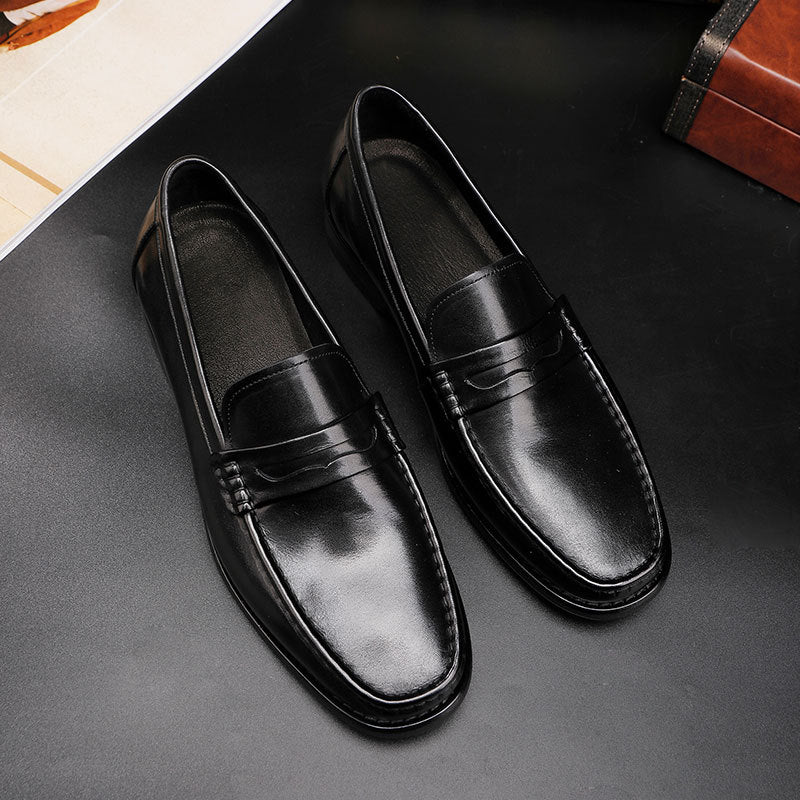 Men's One Pedal British Style Retro Washed Loafers