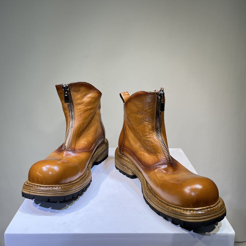 Men's Chelsea American Washed Horse Raise The Bottom Boots