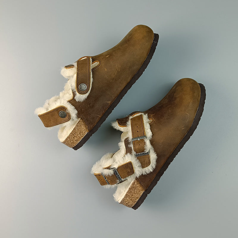 Women's The Island Box Plus Fluff Wool Cork Advanced Sandals