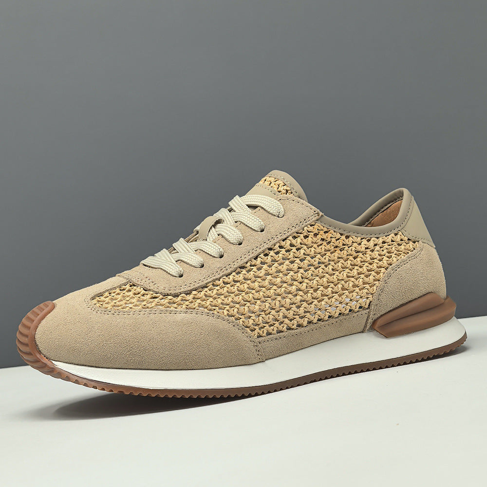 Men's First Layer Board Fashion Summer Hollow Sneakers