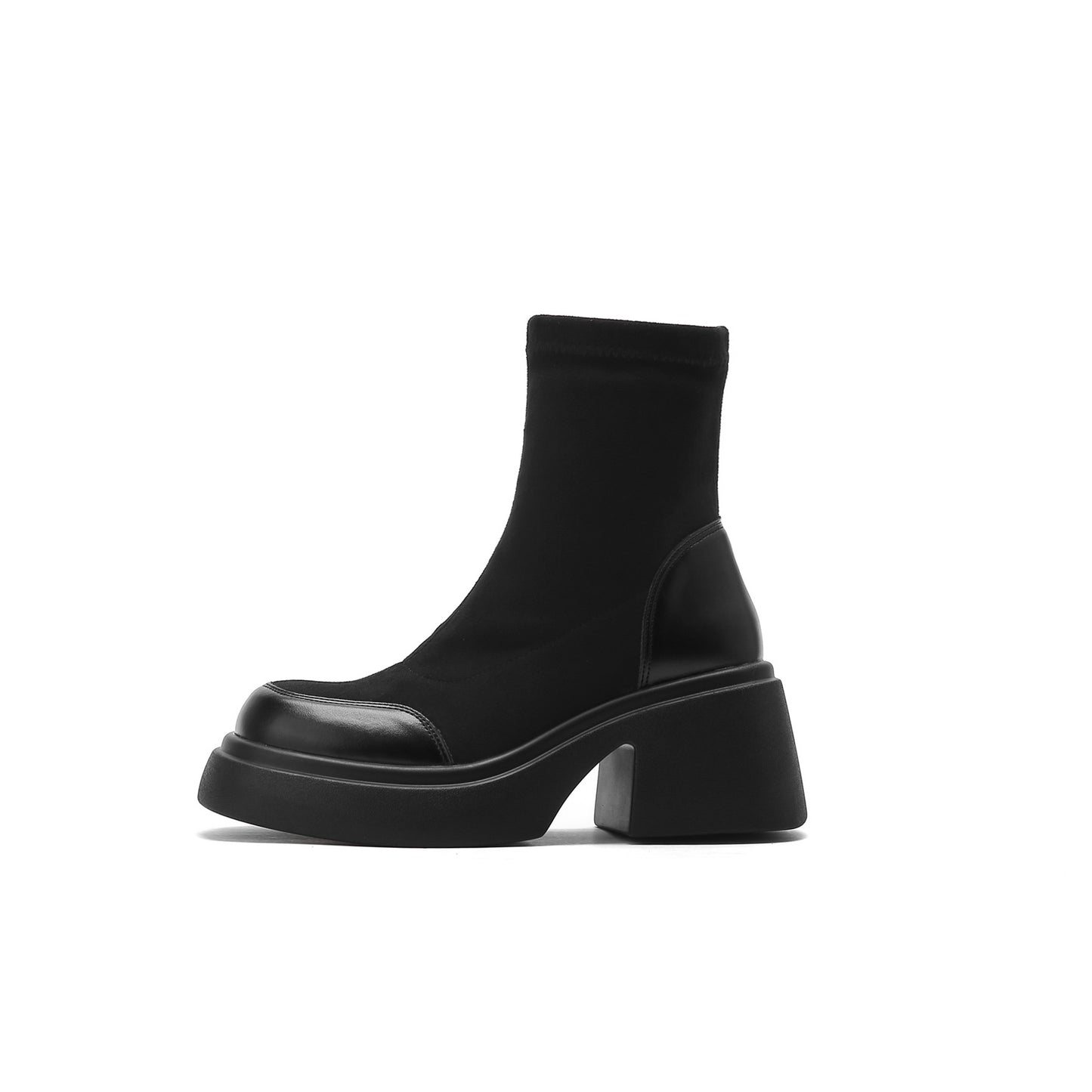 Women's Knee Big Tube Circumference Long Thick Bottom High Leg Boots