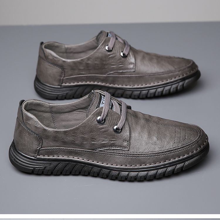 Men's Dragonfly Soft Bottom Breathable Cowhide Business Men's Casual Leather Shoes