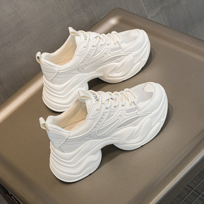 Women's Height Increasing Running Breathable Thick Bottom Men's Shoes