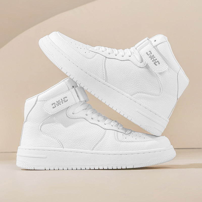 Men's Oversized Platform Board Trendy Sports White Men's Shoes