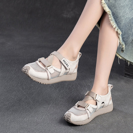 Women's Matching Sports Style Leisure Pumps Breathable Mesh Casual Shoes