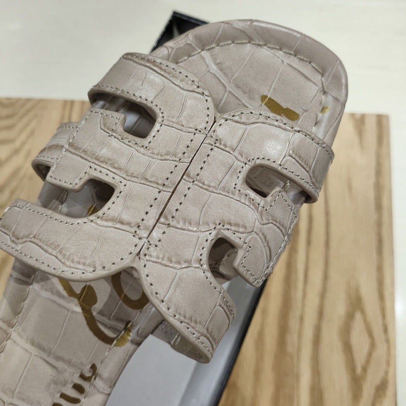Women's Classic Summer High Quality Color Matching Lightweight Heels