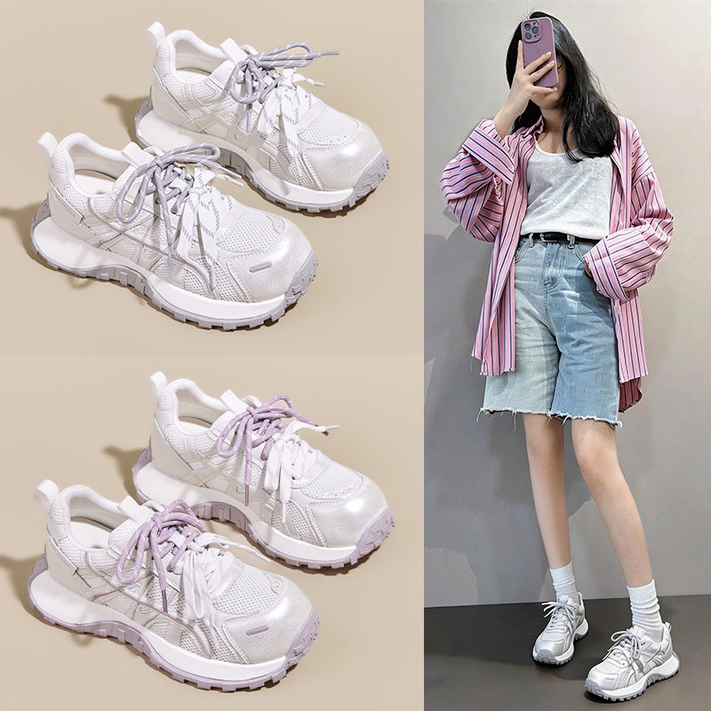 Women's Authentic Clunky Breathable Mesh Lightweight Platform Men's Shoes