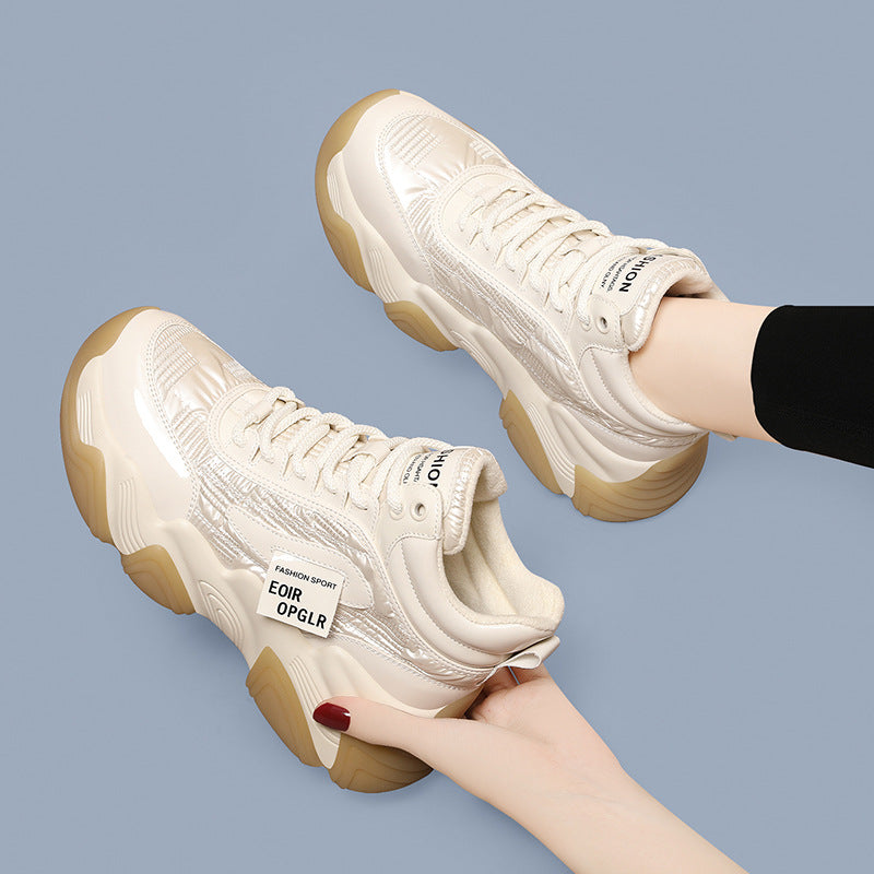 Women's Make Up Black Running Shock Absorption Sneakers