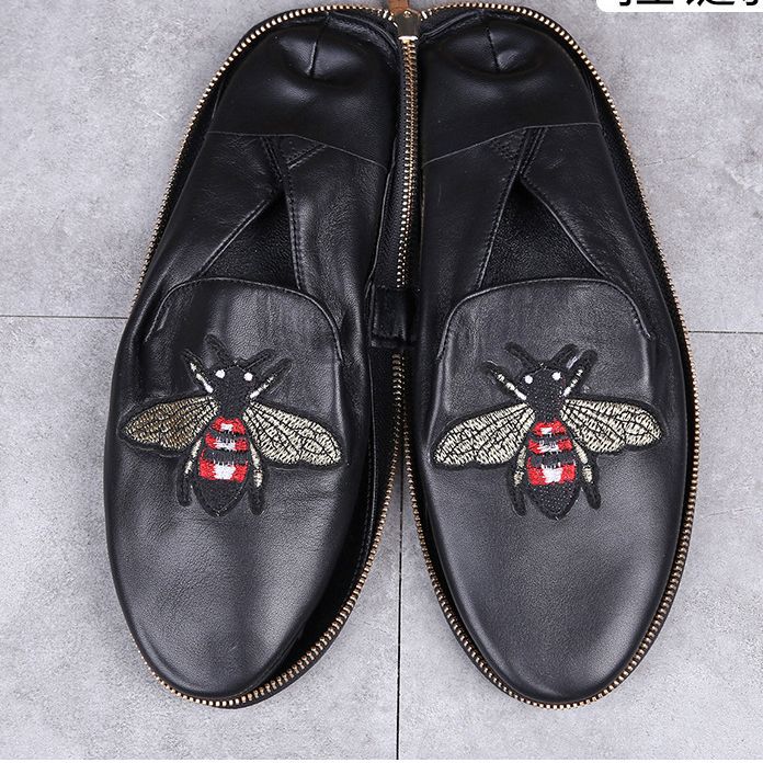 Men's Folding Wallet Genuine Doug Lazy British Casual Shoes