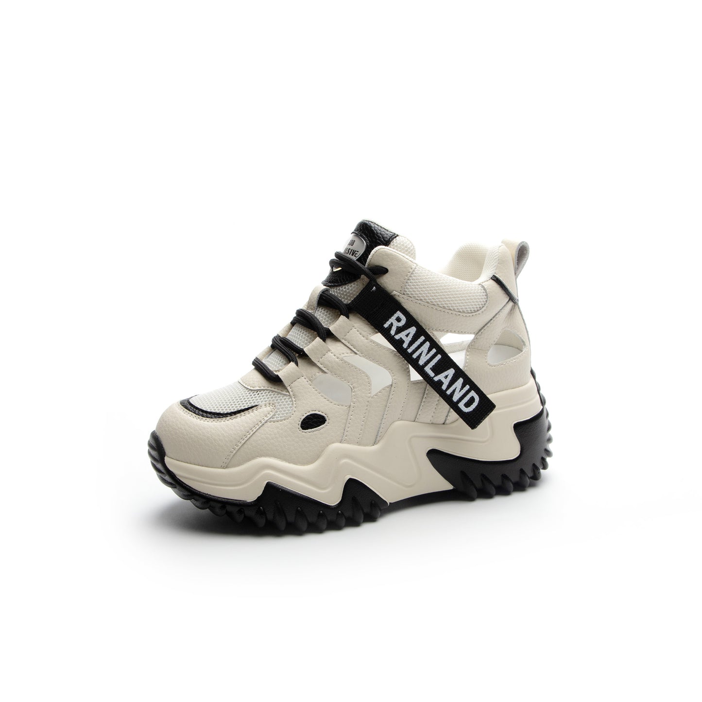 Women's Genuine Platform Dad Mesh Breathable Sports Heels
