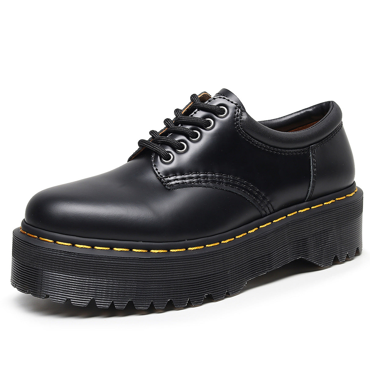 Fashion Small Four Platform Height Increasing Loafers
