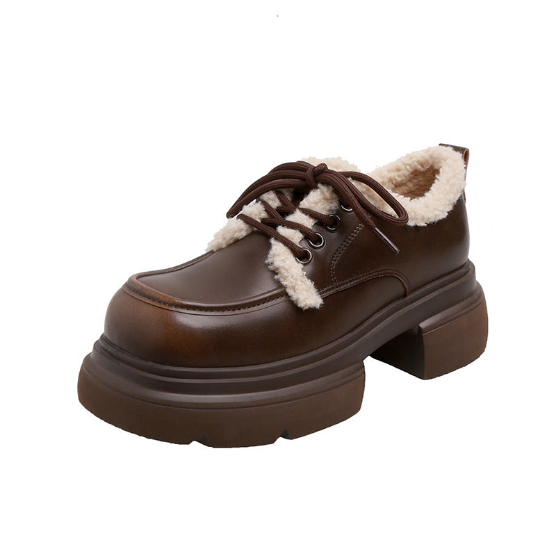 Women's Stylish Spring Front Platform Chunky Pumps Men's Shoes