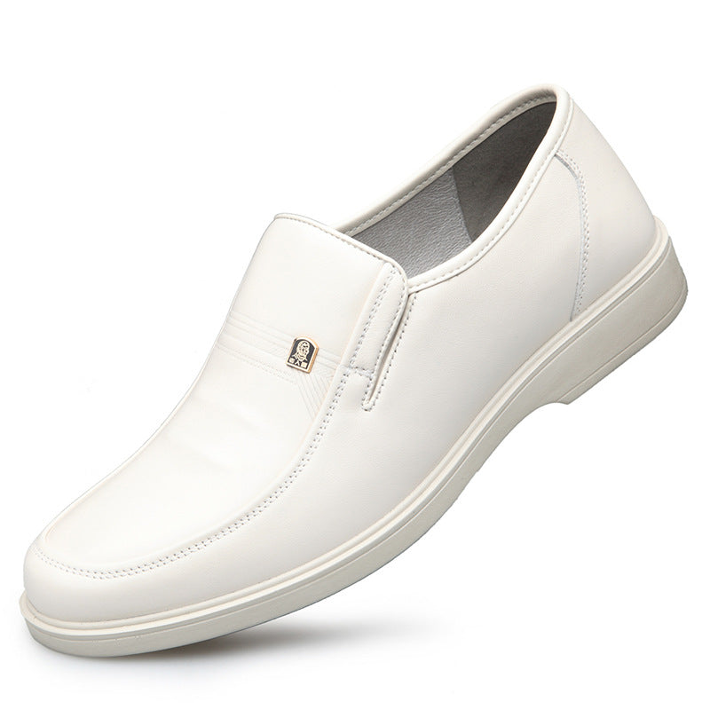 Men's Head Business Cow Cover Feet Breathable Leather Shoes
