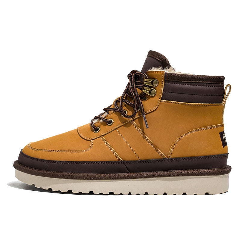 Men's Cotton Short Plus Veet Lace Up Men's Shoes