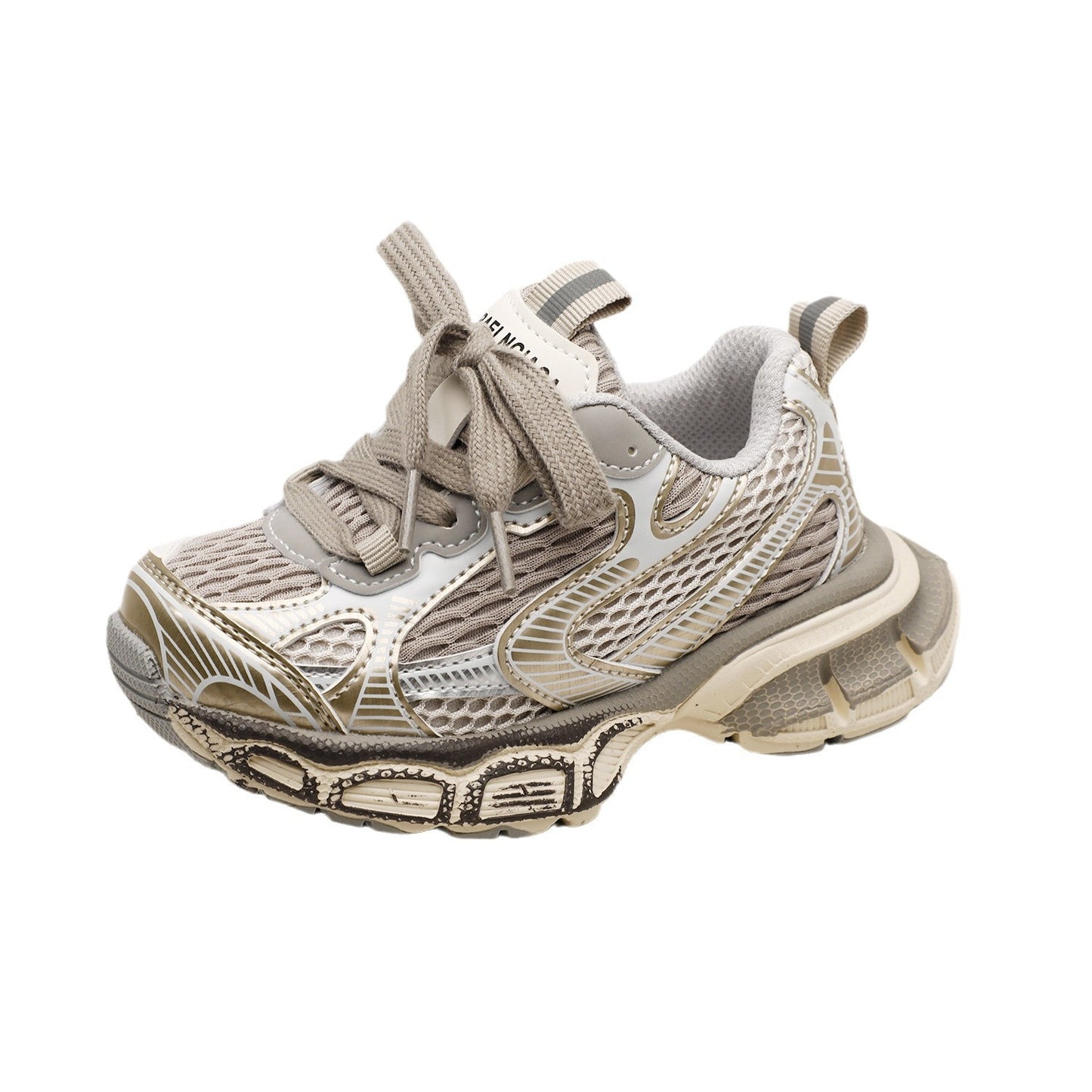 Children's Dad Spring Trendy Boys Fashionable Brushed Kid's Sneakers