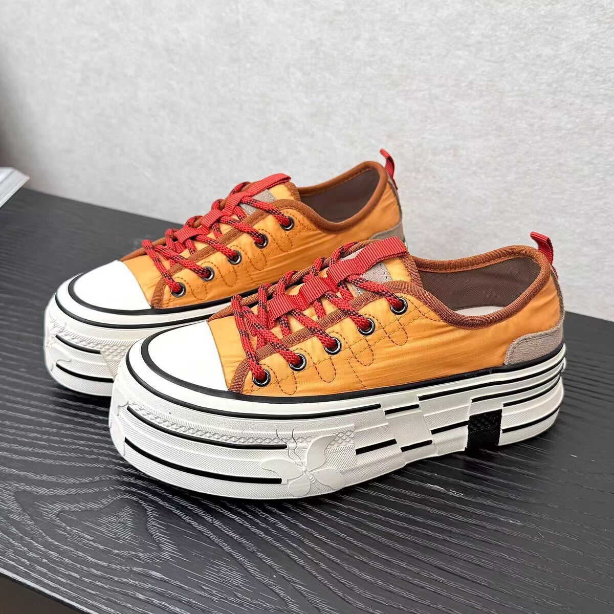 Women's Jack Purcell White Spring Thick Bottom Hight Increasing Board Versatile Men's Shoes