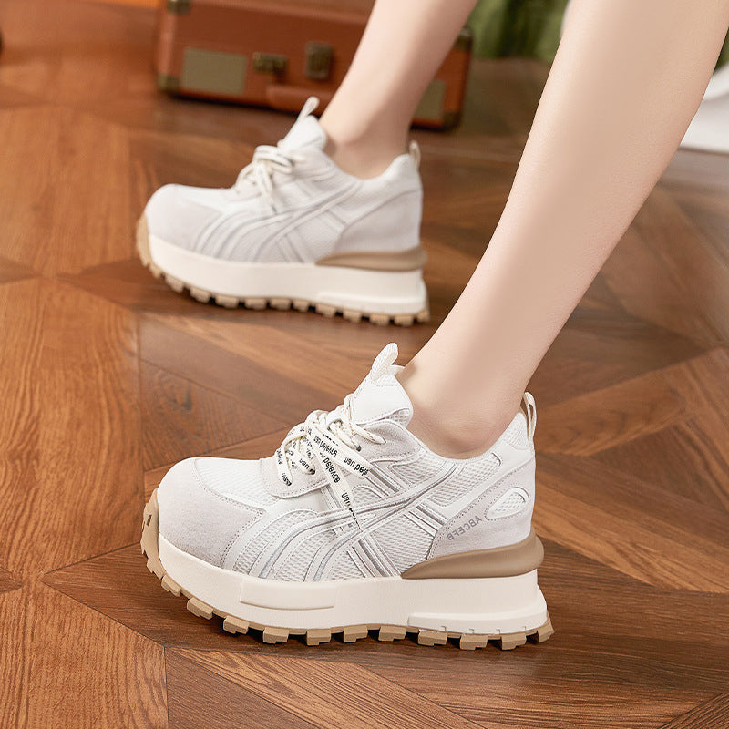 Women's German Training Spring Dad Platform Height Increasing Insole Argan Pumps Women's Shoes