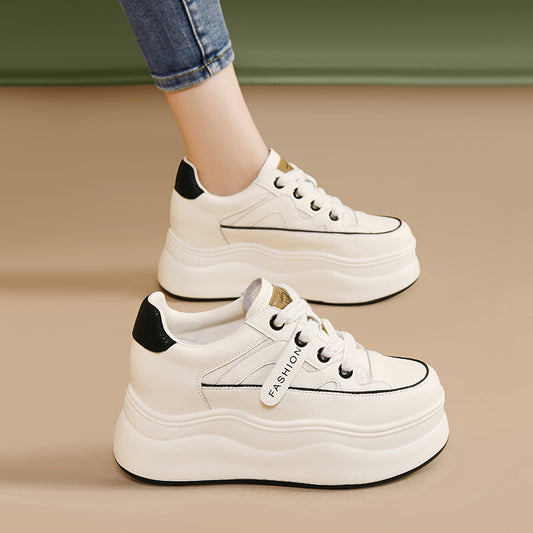 Women's Small Thick Bottom Platform Hidden Fashion Sneakers