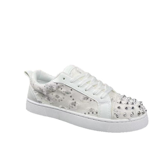 Men's Sole Rivet Sequins Soft Bottom Comfortable Sneakers
