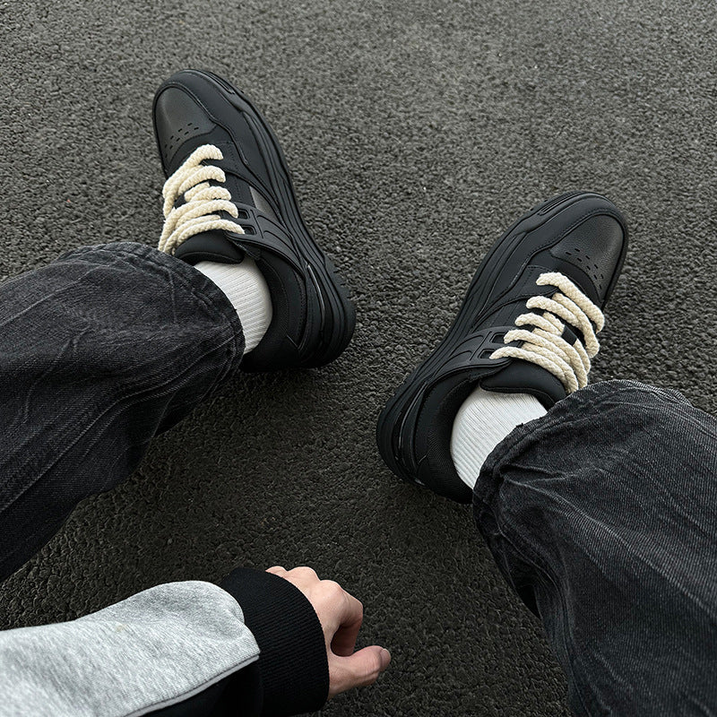 Women's & Men's Skateboard Thick Bottom Versatile Height Increasing Insole Sneakers