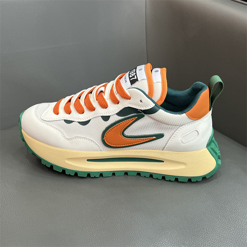 Men's Summer Personality Fashion Comfortable Trendy Campus Thick Bottom Hight Casual Shoes