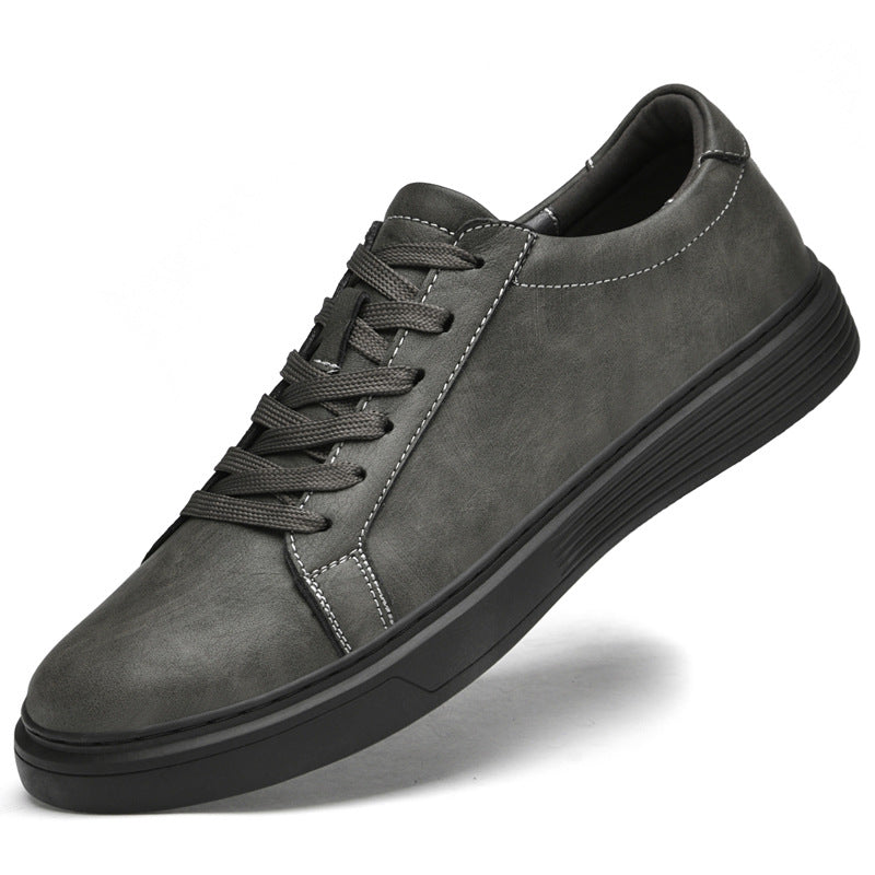 Men's Summer Cowhide Hollow Breathable Fashion Retro Sneakers