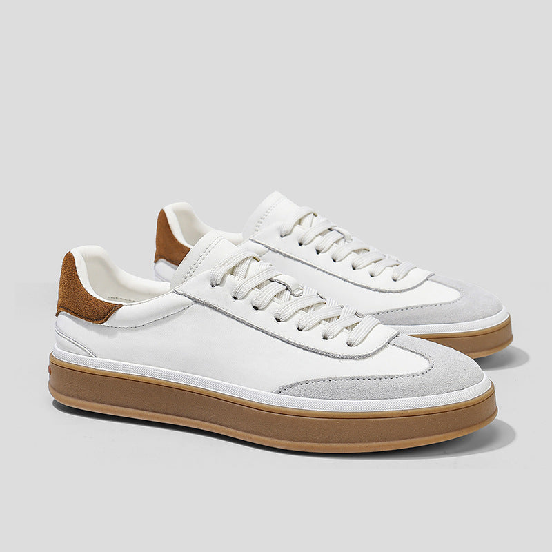 Men's Sports Skate Color Matching German Training Flat Pumps Men's Shoes