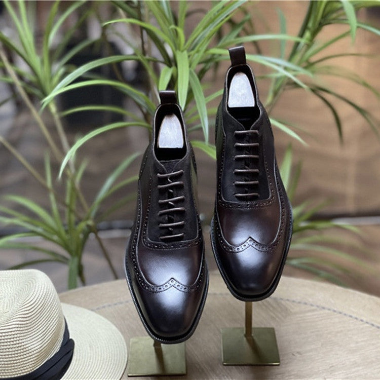 Men's Genuine Chelsea Short British Martin Brogue Boots
