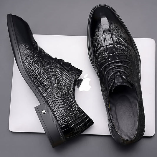 Men's Style Genuine Autumn Business Formal Wear Leather Shoes