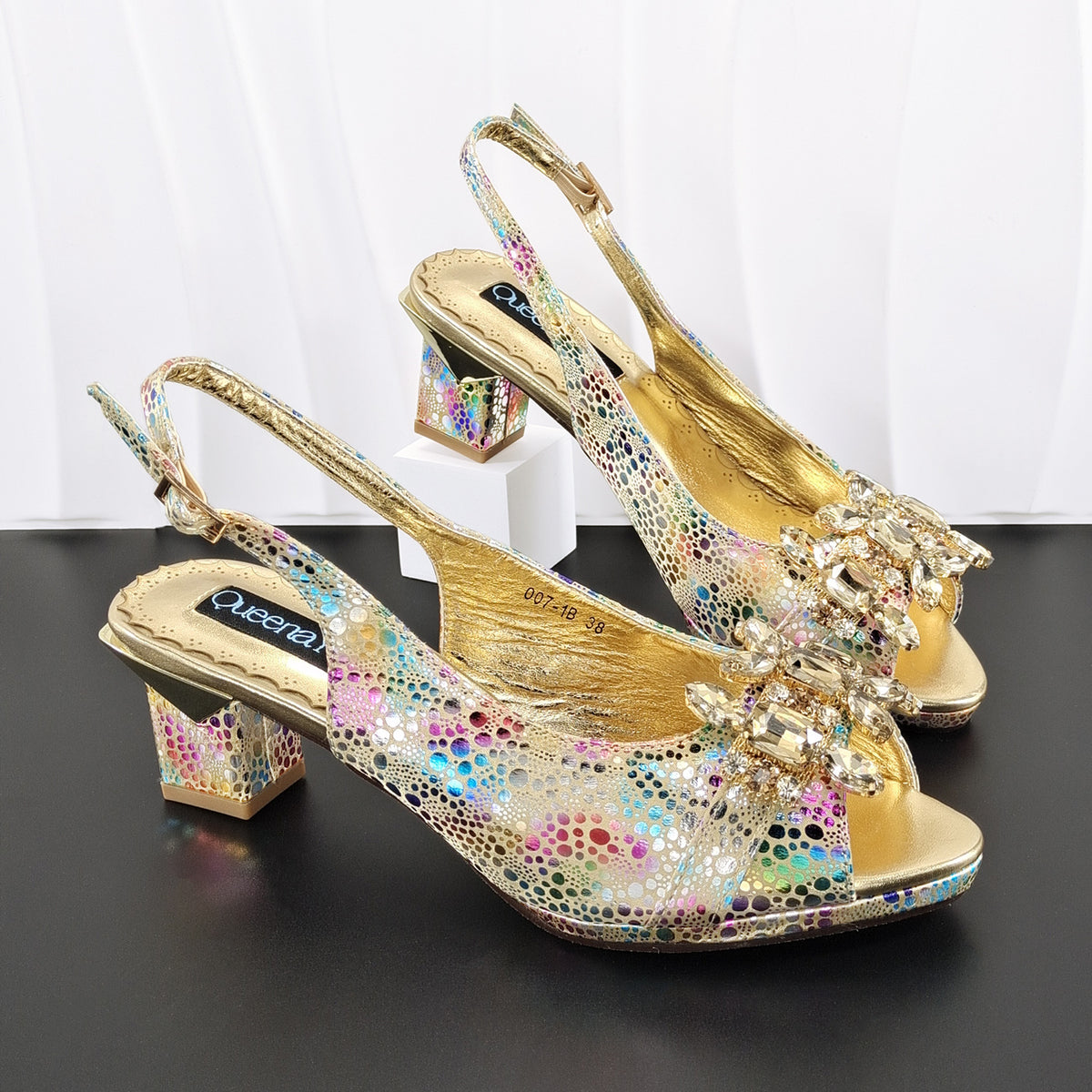 Women's Camouflage Open Toe High African Bags Women's Fashion Shoes