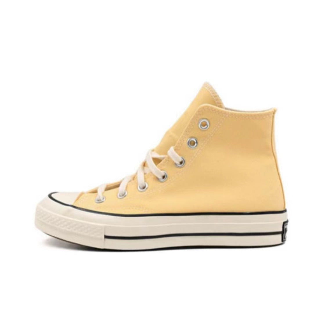 Double Circumference Vulcanized Retro Cheese Yellow Canvas Shoes