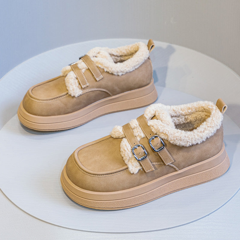 Women's Winter Korean Style Fashionable Warm With Sneakers