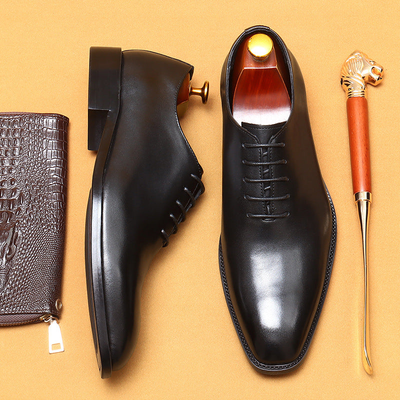 Men's Genuine England Style Business Formal Wear Leather Shoes