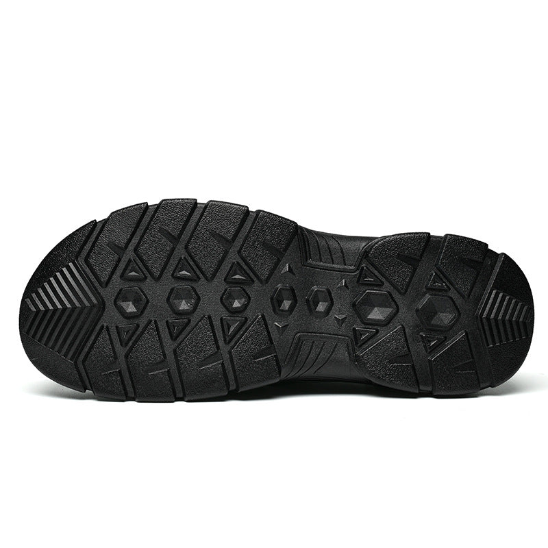 Men's Half Fashionable Lazy Korean Style Breathable Sandals