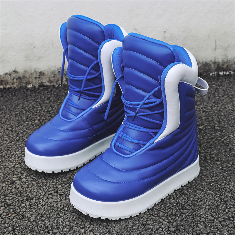 Men's Bread Winter Warm Veet Padded Thickened Snow Boots