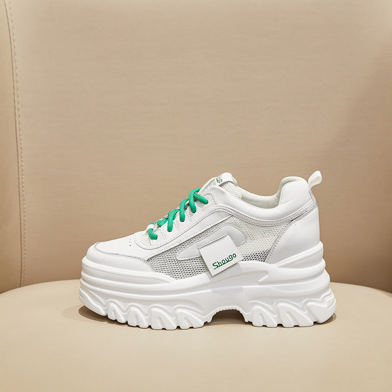 Women's Platform Height Increasing Insole Slip On Sneakers