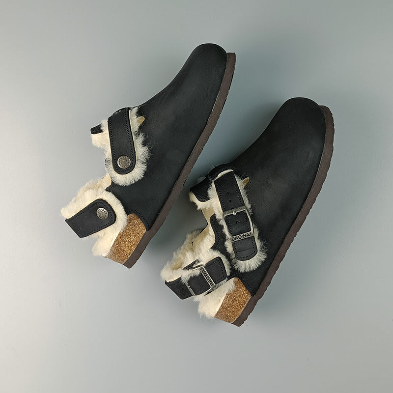 Women's The Island Box Plus Fluff Wool Cork Advanced Sandals