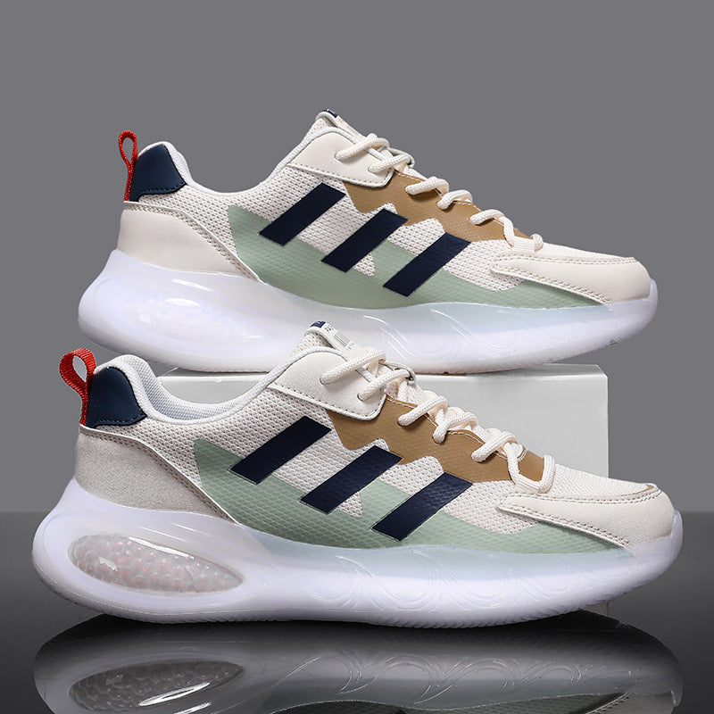 Men's Real Popcorn Summer Mesh Breathable Thin Green Sneakers