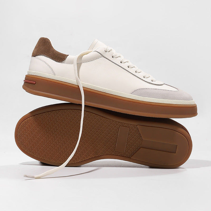 Men's Sports Skate Color Matching German Training Flat Pumps Men's Shoes