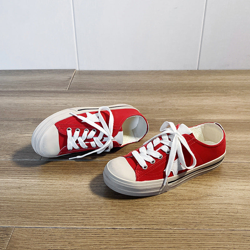 Women's Retro Distressed Little Dirty Leisure Sports Inner Casual Shoes
