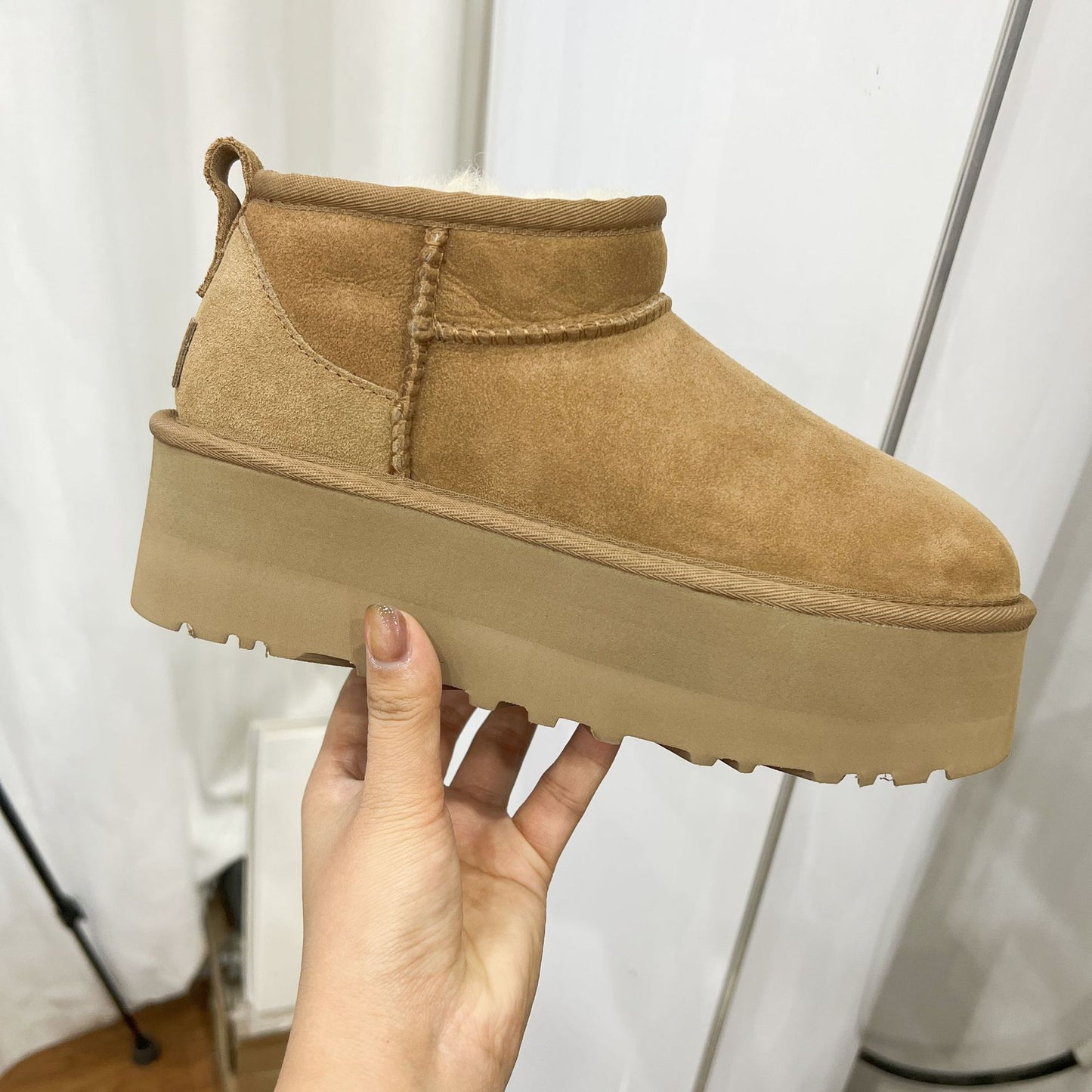 Thick-soled Sheep Double Face Short Warm Snow Boots