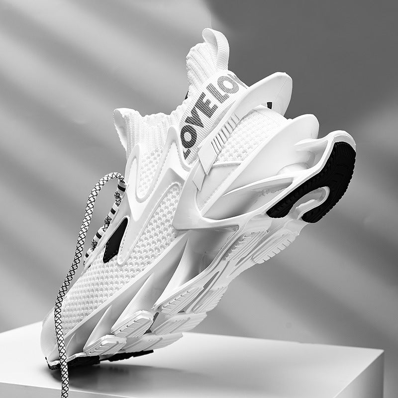 Men's Blade Fashion Basketball Running Plus Size Sneakers
