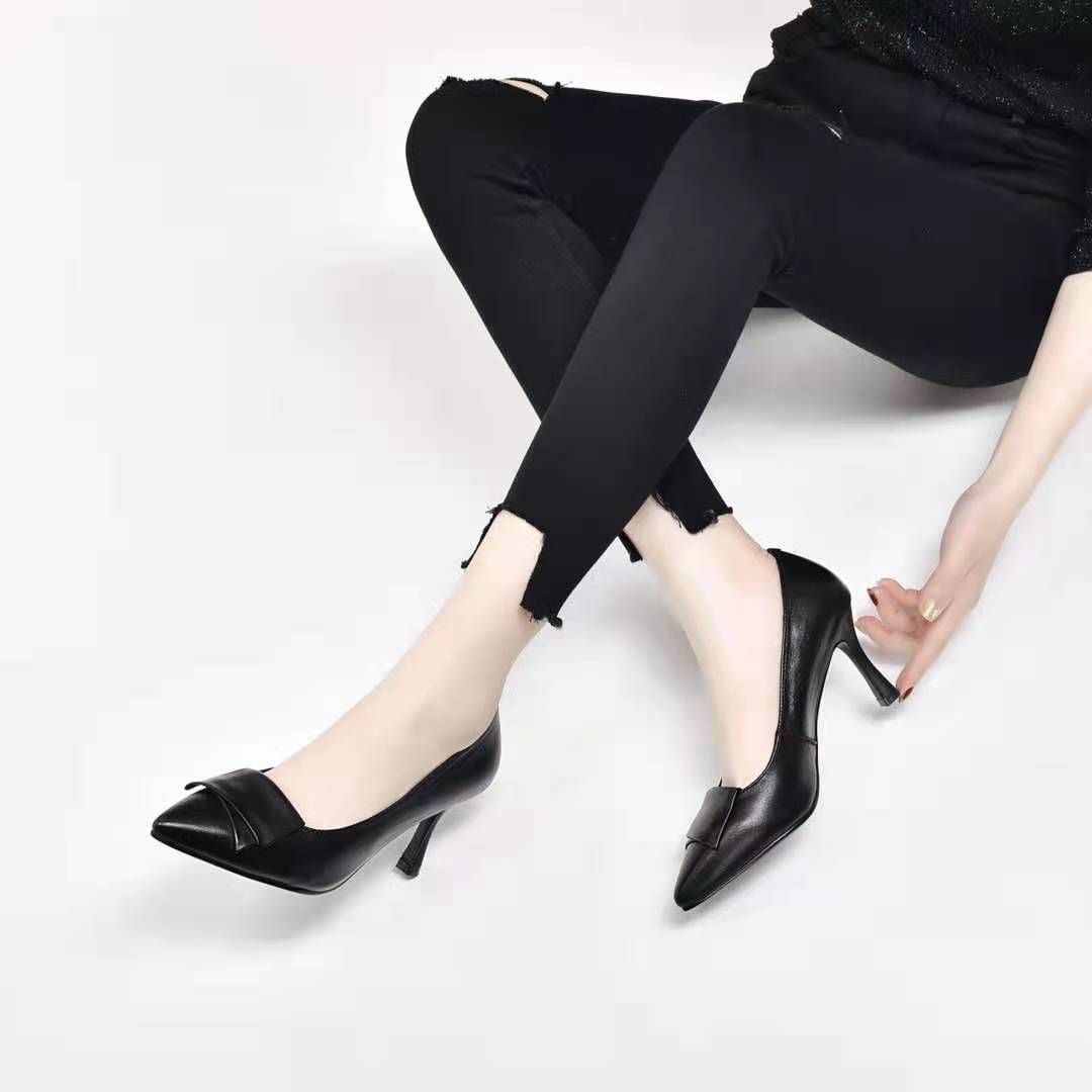Women's Spring Pointed Toe Pumps Stiletto High Small Women's Shoes
