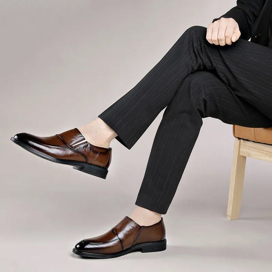 Men's Genuine High-grade Business Soft Bottom Surface Leather Shoes